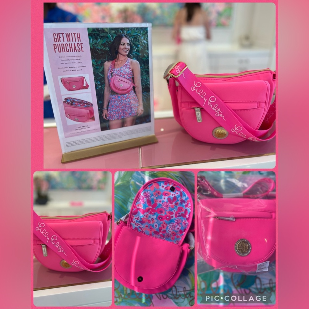 Lilly Pulitzer Neoprene Crossbody Bag. New with tags.